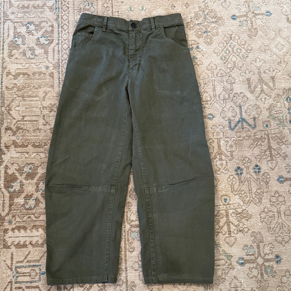 Nili Lotan Dark Green Emerson Pants